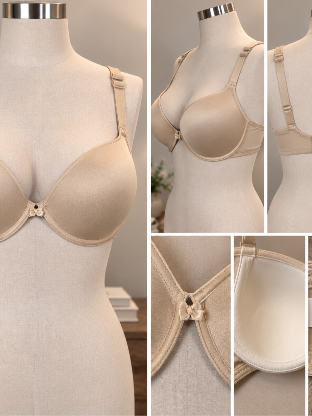 Cacique Nude/Beige T-Shirt Underwire Bra